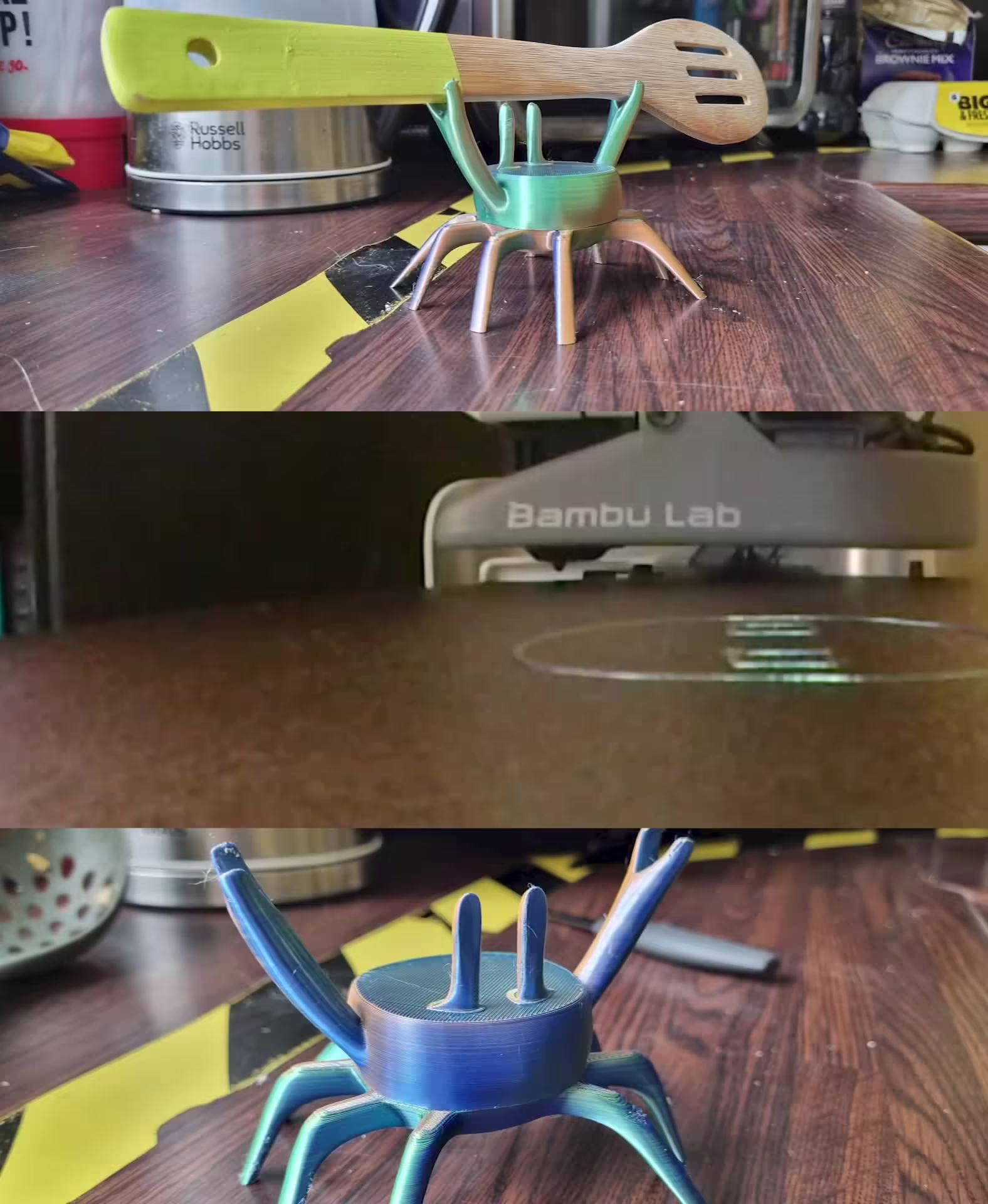 3D Printed Spool Holder! – #3dprinting #timelapse #fyp #foryoupage #3dprint